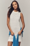 Varley X Anthropologie Mini Shift Dress In White