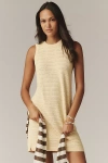 Varley X Anthropologie Mini Shift Dress In White