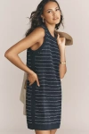 Varley X Anthropologie Mini Shift Dress In Blue