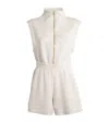 Varley Linvale Marled Playsuit In Ivory
