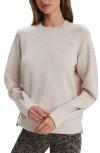 Varley Zosia Midlayer Crewneck Sweatshirt In Brown