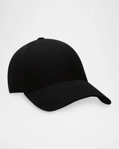 Varsity Headwear Men & Apos;s Active Tech Water-resistant 6-panel Baseball Cap In Black
