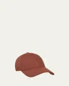 Varsity Headwear Men's Virgin Wool Mid Profile 6-panel Baseball Cap In Brown