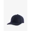 Varsity Headwear Mens Eco Navy Legacy Structured Active Tech Woven Baseball Cap In Blue