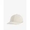 Varsity Headwear Mens Eco Beige Legacy Structured Active Tech Woven Baseball Cap Xl In White