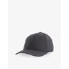 Varsity Headwear Mens Eco Black Legacy Structured Active Tech Woven Baseball Cap In Black