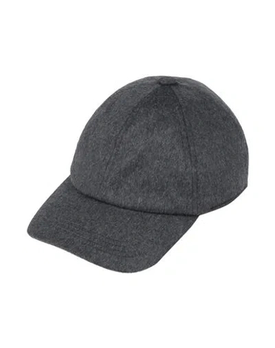 Varsity Man Hat Charcoal Size S Cashmere In Grey