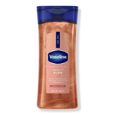 Vaseline Glazed And Glisten Body Gel Oil - Sunlit Glow