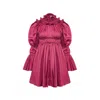 Vasiliki Atelier Women's Red Adele Ruched Mini Dress In Red