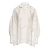 Vasiliki Atelier Women's White Raya Lace Top