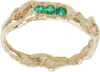 Vasiliki Gold Oystering Ring In Gold/emerald