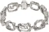 Vasiliki Silver Labyrinth Bracelet In Silver
