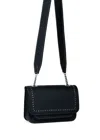 Vaskala Women's Black / White Midi Bag Black With Thread