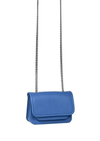Vaskala Women's Blue Mini Bag Cornflower With Chain