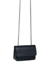 Vaskala Women's Mini Bag Black With Chain