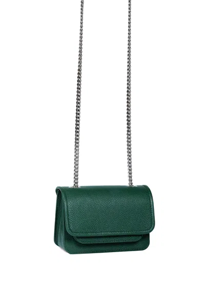 Vaskala Women's Mini Bag Moss Green With Chain