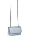 Vaskala Women's Mini Bag Soft Silver With Chain