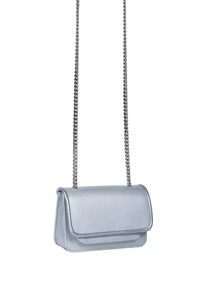 Vaskala Women's Mini Bag Soft Silver With Chain