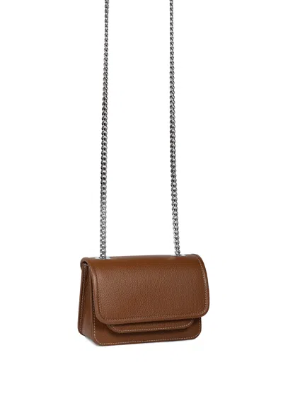 Vaskala Women's Mini Caramel Brown With Chain