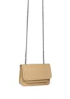 Vaskala Women's Neutrals / Brown Mini Bag Beige With Chain