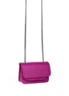 Vaskala Women's Pink / Purple Mini Bag Fuchsia With Chain