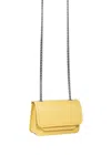 Vaskala Women's Yellow / Orange Mini Bag Soft Yellow With Chain