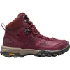 Vasque Women's Talus At Ultradry Hiking Boot In Rum Raisin In Burgundy