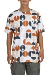Vast Aqua Terra  Copy Camo Performance Graphic T-shirt In Tan Multi