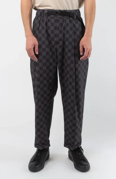 Vast Check Featherlite Pants In Black