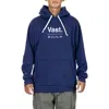Vast Elements Recycled Polyester Pullover Hoodie In Navy