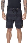 Vast Gangster Stripes Ii Stretch Board Shorts