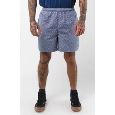 Vast Micro Polka Dot Volley Shorts In Blue