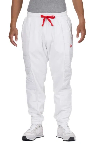Vast Ripstop Fleece Lined Joggers In White