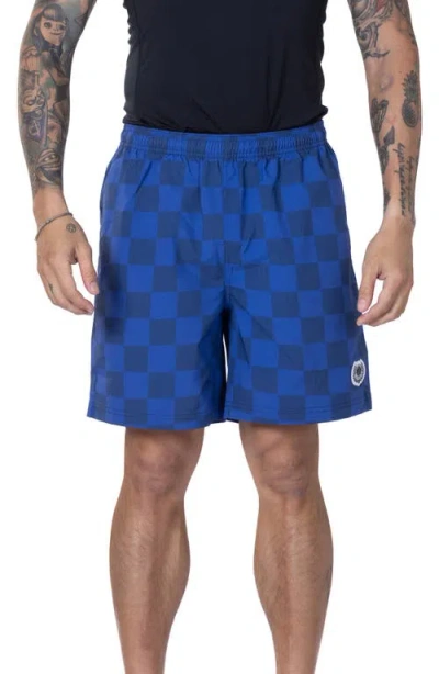 Vast Tonal Checkerboard Volley Swim Trunks