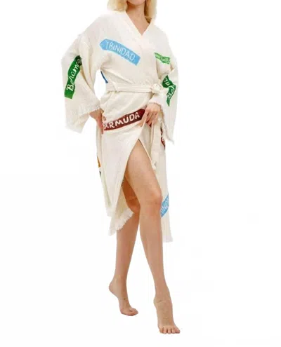 Vatchio Turkish Cotton Kimono In Caribbean Vibez In Multi
