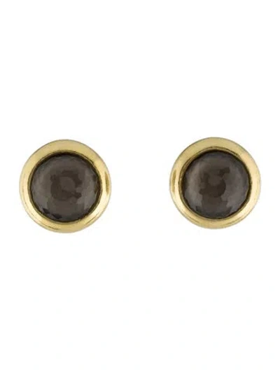 Pre-owned Vaubel Stone Round Clip-on Earrings In Multi