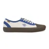 Vault By Vans Brown/white/blue Authentic One Piece Lx Sneakers In Multi