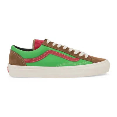 Vault By Vans Green/red/brown V-og Style 36 Lx Sneakers