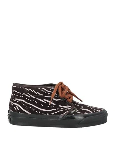 Vault By Vans X Taka Hayashi Woman Sneakers Dark Brown Size 8.5 Leather