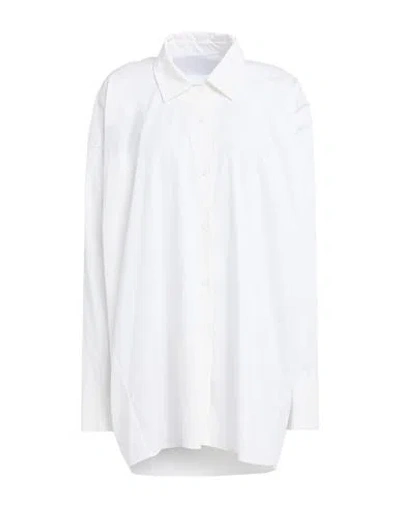 Vautrait Woman Shirt White Size 6 Cotton