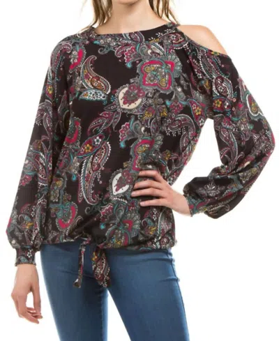 Vava Alyssa Top In Paisely In Multi