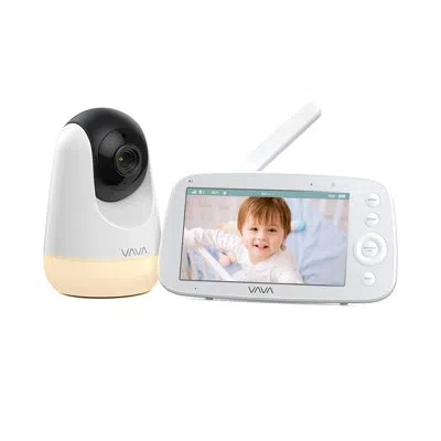 Vava Baby Nursery Guardian 720p Hd Video Monitor With Secure 2.4ghz Connection, Night Vision & Temperatur