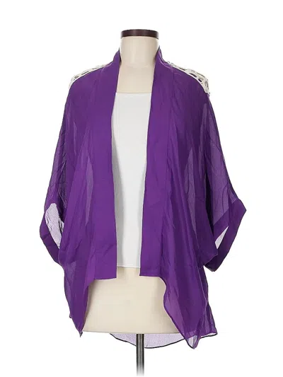 Pre-owned Vava By Joy Han Kimono In Purple
