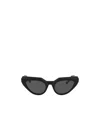 Vava Cat-eye Frame Sunglasses In Black