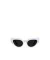 Vava Cat-eye Tinted Sunglasses In White