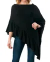 Vava Eva Poncho In Black In Black