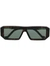 Vava Eyewear Bl0032 Square-frame Sunglasses In Brown
