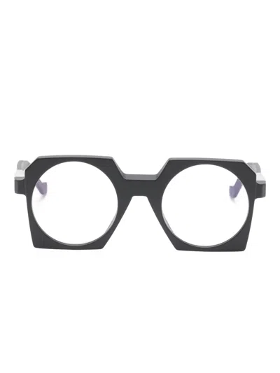 Vava Eyewear Bl0035 Geometric-frame Glasses In Black