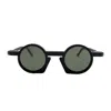 Vava Eyewear Bl0043 Black Label Black Matte Sunglasses In Green