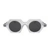 Vava Eyewear Bl0047 Black Label Crystal Matte Sunglasses In White